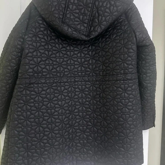 Black Quilted Jacket from Kate Spade Size Large - Picture 4 of 5